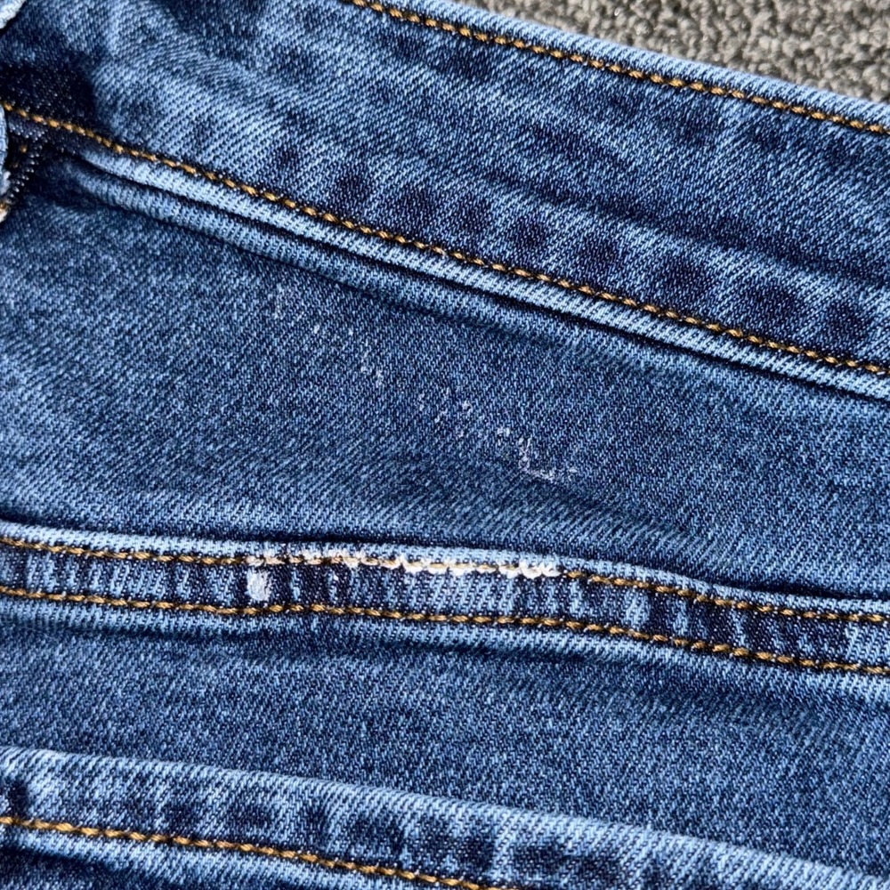 Old Navy Extra High-Rise Kicker Boot-Cut Jeans Blue Button Fly Sz 8 Casual Wear - Picture 11 of 11